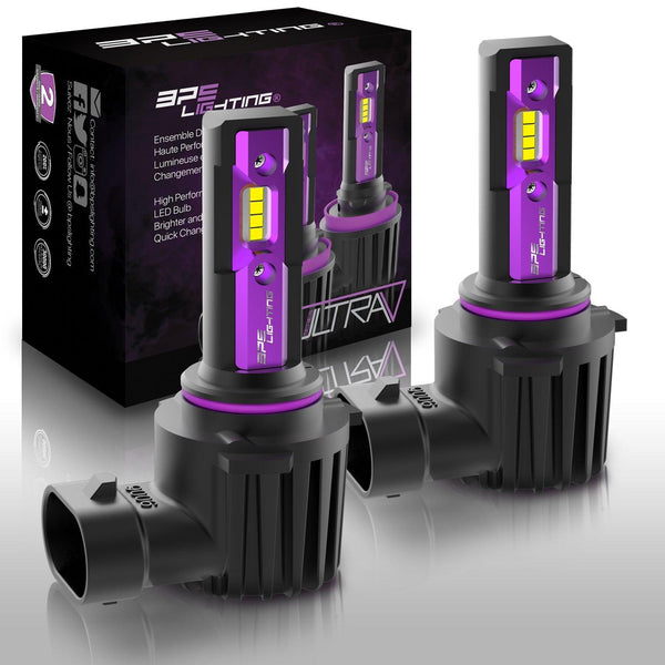 9006 / HB4 UltraV Series LED Headlight Bulbs 10000 Lumens - BPS Lighting