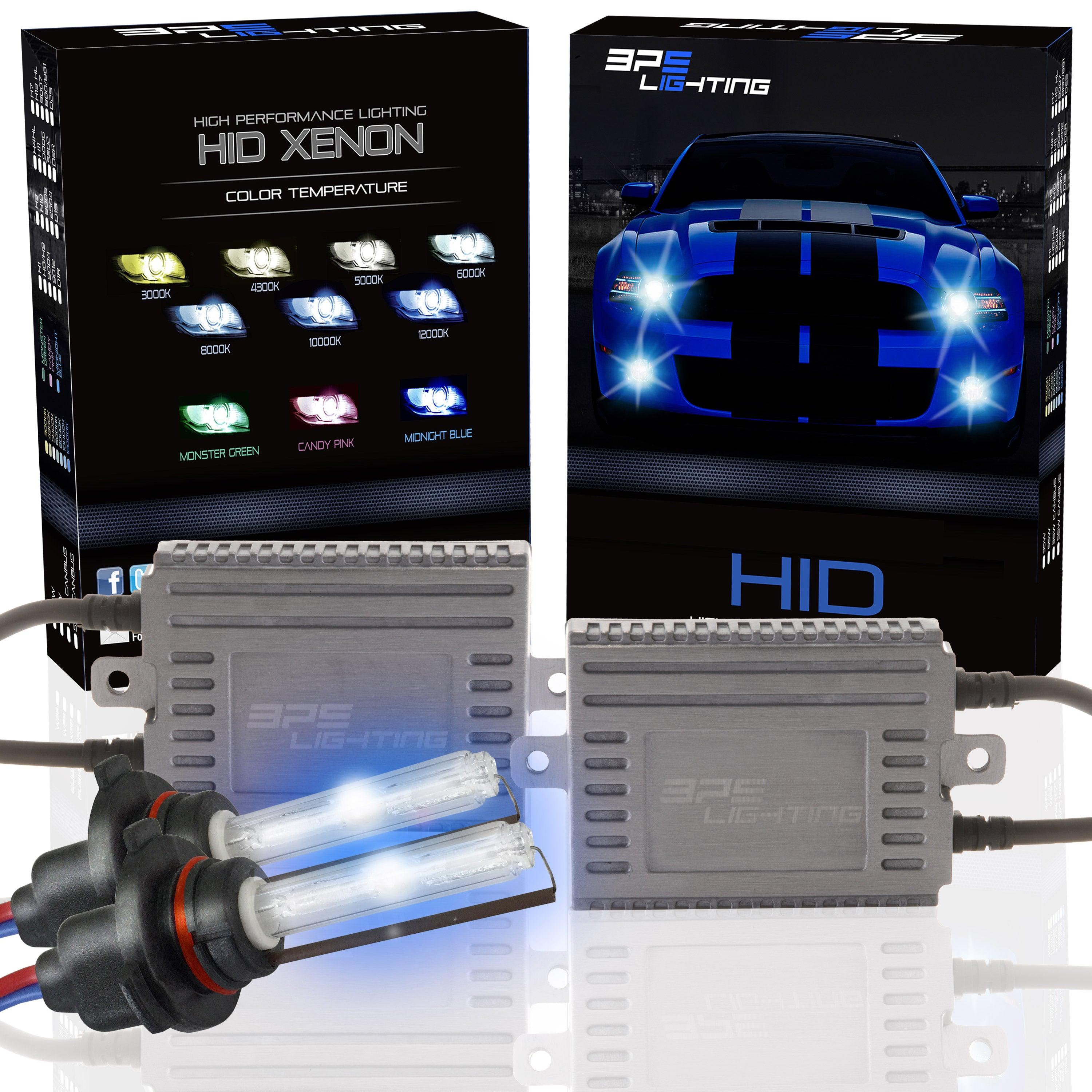 H4 Silver Series 55W HID Xenon Headlight Kit 4300K to 12000K