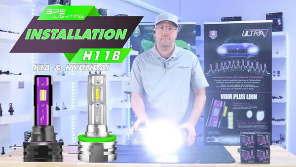 Installation of our H11B LED bulbs for Kia and Hyundai from BPS Lighting - BPS Lighting