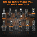 9005 / HB3 B2 Series LED Headlight Bulbs 12000 Lumens