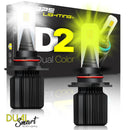 880 D2 Series Dual Colors LED Headlight Bulbs 8000 Lumens - BPS Lighting