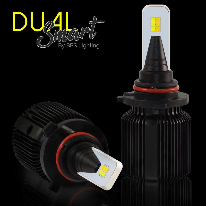 9005 / HB3 D2 Series Dual Colors LED Headlight Bulbs 8000 Lumens - BPS Lighting