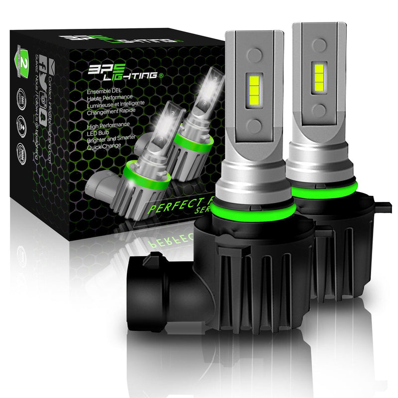Ampoules de phares à LED 9012 / HIR2 série Perfect Fit 8000 Lumens
