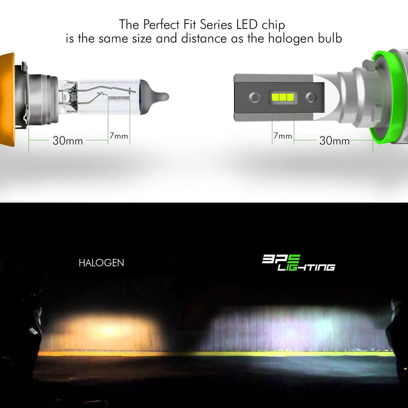 H7 Perfect Fit Series LED Headlight Bulbs 8000 Lumens - BPS Lighting