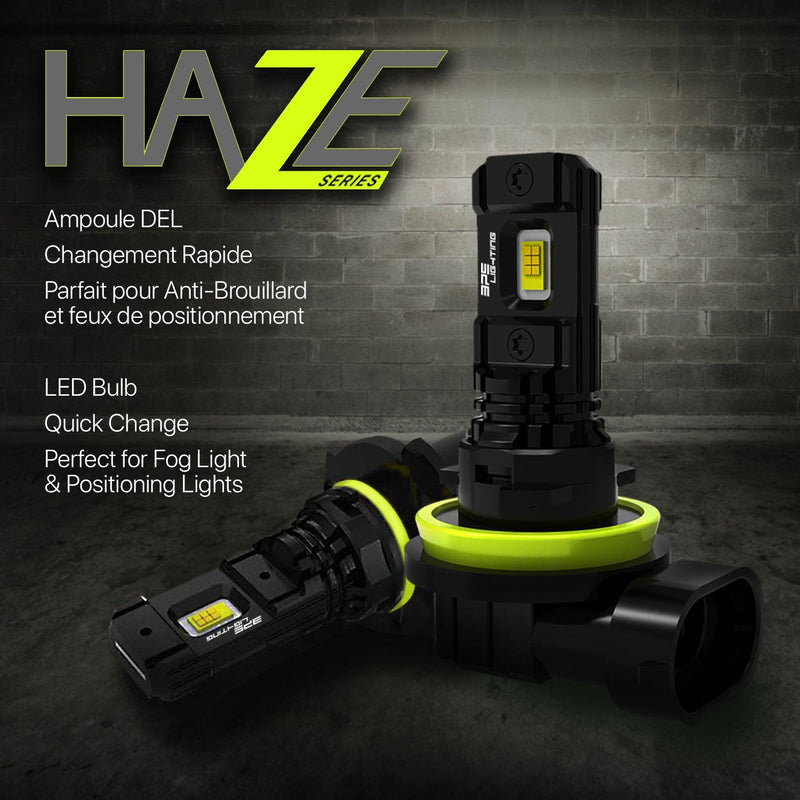 Haze Series LED Bulbs H10 / 9140 / 9145 3000 Lumens - BPS Lighting