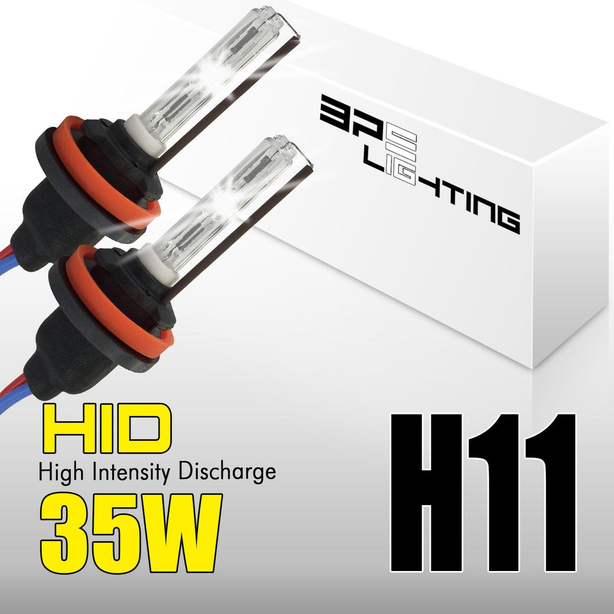 2x HID Xenon H11/H8 Headlight Fog Light Bulbs – 35W, 12000K Pink Purple – AC