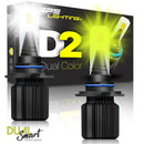 D2 Series Dual Colors LED Headlight Bulbs 8000 Lumens - BPS Lighting