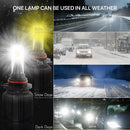 D2 Series Dual Colors LED Headlight Bulbs 8000 Lumens - BPS Lighting