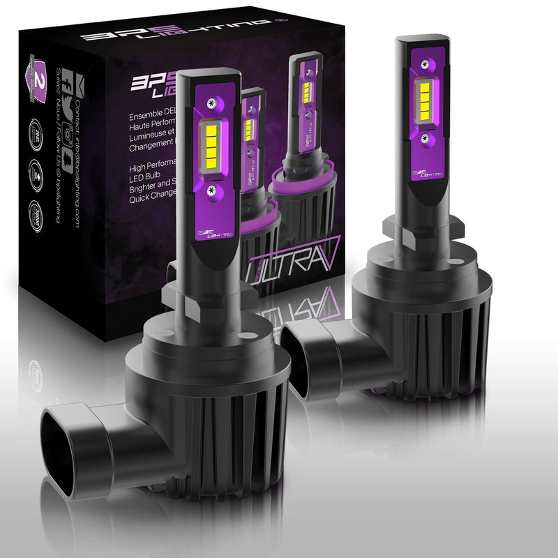 UltraV Series LED Headlight Bulbs 10000 Lumens - BPS Lighting