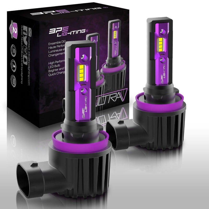 UltraV Series LED Headlight Bulbs 10000 Lumens - BPS Lighting