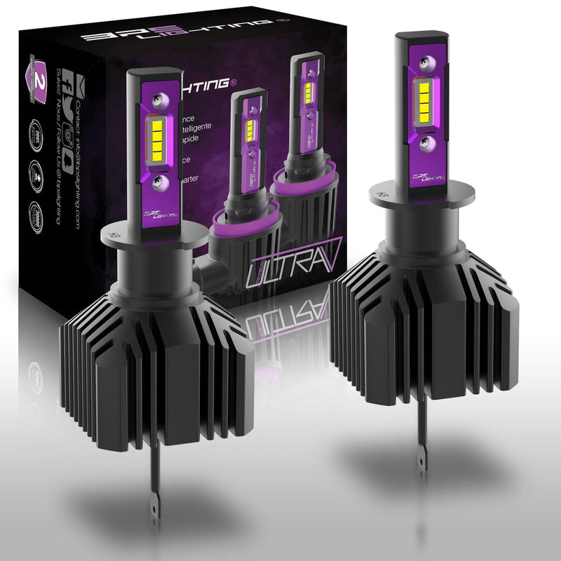 UltraV Series LED Headlight Bulbs 10000 Lumens - BPS Lighting