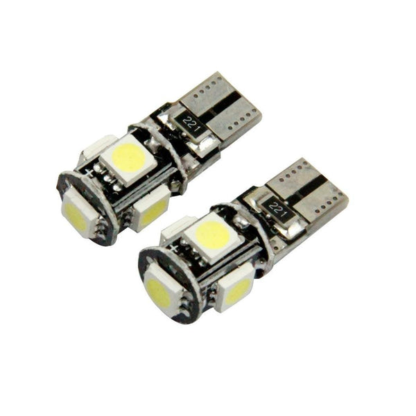 LED Bulbs White T10 / 194 / 921 R5 Series 500 Lumens (2pcs) - BPS Lighting